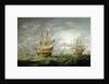 Loss of HMS 'Ramillies', September 1782: before the storm breaks by Robert Dodd