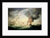 Loss of HMS 'Ramillies', September 1782: blowing up the wreck by Robert Dodd