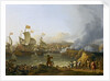 The Battle of Vigo Bay, 12 October 1702 by Ludolf Bakhuizen