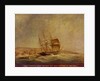 HMS 'Pique' off Point Forteau, 23 September 1835 by John Christian Schetky