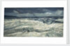 Rain, rainbow and stormy seas by Peter Godfrey Coker