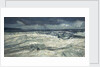 Rain, rainbow and stormy seas by Peter Godfrey Coker