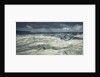 Rain, rainbow and stormy seas by Peter Godfrey Coker