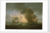 Loss of the East Indiaman 'Kent': catching fire, 1 March 1825 by Thomas Luny