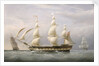 The West Indiaman 'Britannia' by Joseph Walter