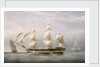 The West Indiaman 'Britannia' by Joseph Walter