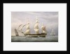 The West Indiaman 'Britannia' by Joseph Walter