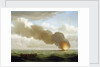 The Luxborough galley burnt right down by John Cleveley