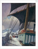Boarding the far tack on the 'Birkdale' by John Everett