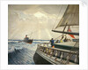 Iquique' from the stern with the Tug 'Warrior' by John Everett