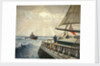 Iquique' from the stern with the Tug 'Warrior' by John Everett