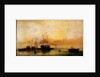 A Danish ship and other vessels becalmed by William McAlpine