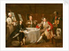 Captain Lord George Graham in his Cabin (1715-1747) by William Hogarth