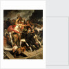 Nelson in conflict with a Spanish launch, July 1797 by Richard Westall