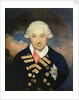 Rear-Admiral Sir John Jervis, 1st Earl of St Vincent (1735-1823) by William Beechey