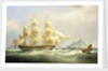 The East Indiaman 'Asia' by William John Huggins