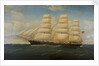 The ship 'Barossa' by F. Tudgay