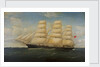 The ship 'Barossa' by F. Tudgay