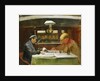 The Birkdale', showing the saloon with captain and mate by John Everett