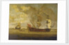 The 'Charles Galley' before a light breeze by Willem Van de Velde the Younger