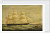 The clipper 'Christopher Newton' by Richard Ball Spencer