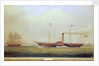 The paddle steamer 'Commodore' by William Clark