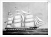 The ship 'Corona' by British School