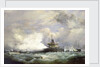 HM Turret Ship 'Devastation' at Spithead on the occasion of the naval review in honour of the Shah of Persia, 23 June 1873 by Edward William Cooke