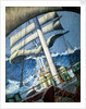 The deck of the barque 'Endymion' in a heavy sea by John Everett