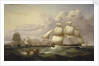 The Indiaman 'Euphrates' by Samuel Walters