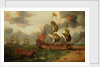 The wreck of the ''Gloucester'' off Yarmouth, 6 May 1682 by Johan Danckerts