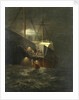 A buoy caught in the paddle of the steamship 'Great Eastern' by Henry Clifford