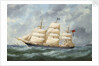 The ship 'Haddon Hall' by Marie Edouard Adam