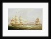 The ships 'Vigilant' and 'Harpooner' offshore by William John Huggins