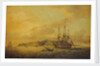 The East Indiaman 'Hindustan' at anchor by Thomas Luny