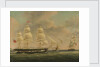 The ship 'Isabella' at sea by John Wilson Carmichael