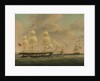 The ship 'Isabella' at sea by John Wilson Carmichael
