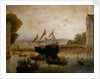 Launch of the brig 'Lewes Castle' by unknown