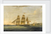The ship 'Matilda' and cutter 'Zephyr' by James Miller Huggins