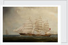 The ship Mermerus by 19th Century British School