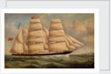 The barque 'Minero' by Richard B Spencer