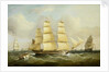The ship 'Morley' and other vessels by William Adolphus Knell