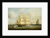 The ship 'Morley' and other vessels by William Adolphus Knell