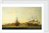 The East Indiaman 'Northumberland' off Saint Helena by Thomas Luny