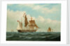 The barque 'Peerless' by Richard Henry Nibbs