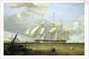 The East Indiaman 'Prince of Wales' disembarking troops off Gravesend, 1845 by John Lynn