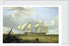 The East Indiaman 'Prince of Wales' disembarking troops off Gravesend, 1845 by John Lynn