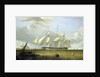 The East Indiaman 'Prince of Wales' disembarking troops off Gravesend, 1845 by John Lynn