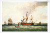 The 'St. George' and other vessels by Dominic Serres the Elder