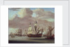 Calm: HMS 'Royal James', a royal yacht and other shipping by Willem van de Velde the Elder